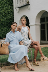 Collins Maxi Dress in Blue
