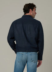 LINEN ZIP JACKET