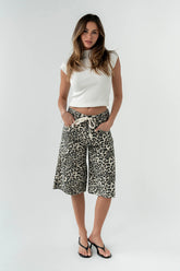 Briggs Leopard Barrel Jorts