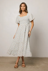 Asha Floral Midi Dress FINAL SALE