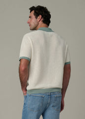 SHORT SLEEVE CROCHET CABANA CARDIGAN