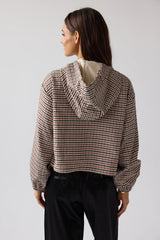Ross Plaid Jacket in Rust