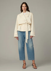 THE LIZ CROPPED TRENCH COAT