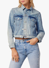 THE JOEY SHRUNKEN DENIM JACKET