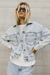 Bronwyn Jacket in Light Wash FINAL SALE