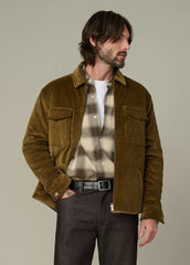 ZIP CORDUROY JACKET