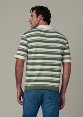 STRIPED CLUB POLO