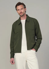 MODERN UTILITARIAN ZIP SHIRT