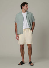 SHORT SLEEVE CAMP COLLAR SHIRT