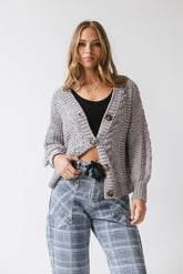 Brett Oversized Cardigan in Grey FINAL SALE