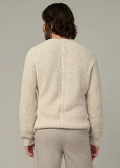 TEXTURED HENLEY SWEATER