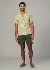 CAMP COLLAR PRINTED SHIRT