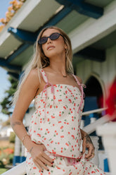 Casey Cherry Tank Top