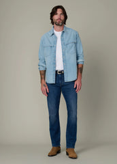 THE WAYNE DENIM WESTERN SHIRT