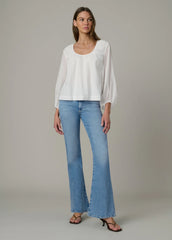 THE CARLI U NECK BLOUSE