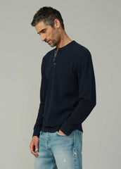 DWIGHT DOUBLE FACE HENLEY