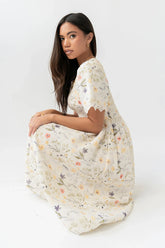 Aurelia Smocked Floral Midi Dress