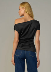 THE ISLA DRAPED BLOUSE