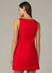 THE SCOOP NECK MINI DRESS