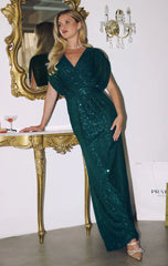 GENESIS SEQUIN FORMAL GOWN