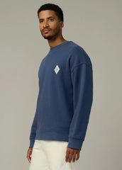 EMBROIDERY CHEST PATCH SWEATSHIRT