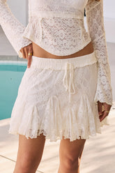 Caroline Lace Mini Skirt