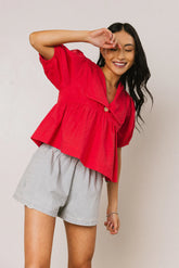 Asha Collared Blouse