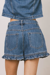 Sasha Ruffled Shorts FINAL SALE