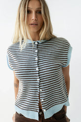 Clark Cardigan in Light Blue