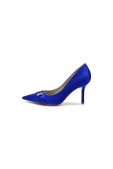 Pointed Toe Crystal High Heels Party Shoes