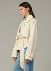 THE LIZ CROPPED TRENCH COAT