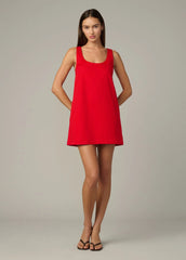 THE SCOOP NECK MINI DRESS