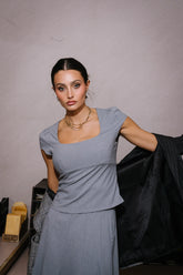 Carly Cap Sleeve Top