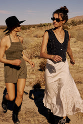 Bonnie Smocked Romper in Olive FINAL SALE