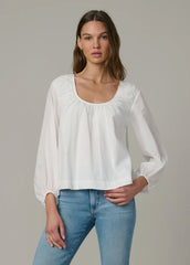 THE CARLI U NECK BLOUSE
