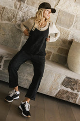 Bram Overalls in Black FINAL SALE