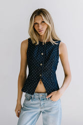 Caroline Denim Vest