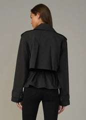 THE LIZ CROPPED TRENCH COAT