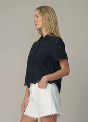 THE EYELET SHORT SLEEVE SHIRT