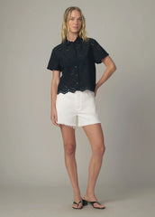 THE EYELET SHORT SLEEVE SHIRT