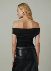 THE MIA SLEEVELESS OFF THE SHOULDER TOP