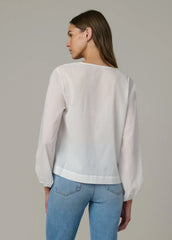 THE CARLI U NECK BLOUSE