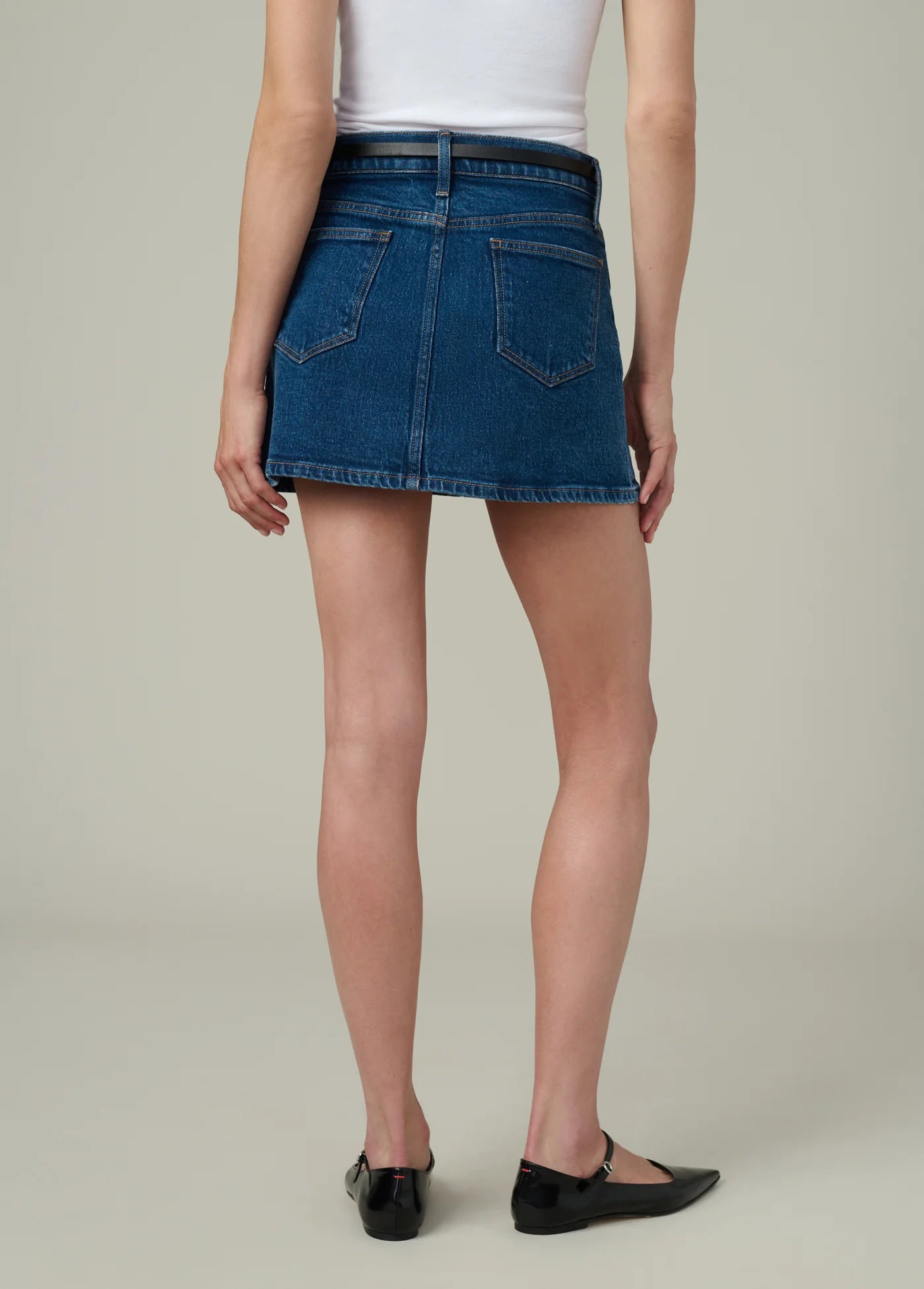 THE DENIM MICRO MINI SKIRT