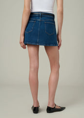 THE DENIM MICRO MINI SKIRT