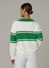 THE ROMIE POLO SWEATER