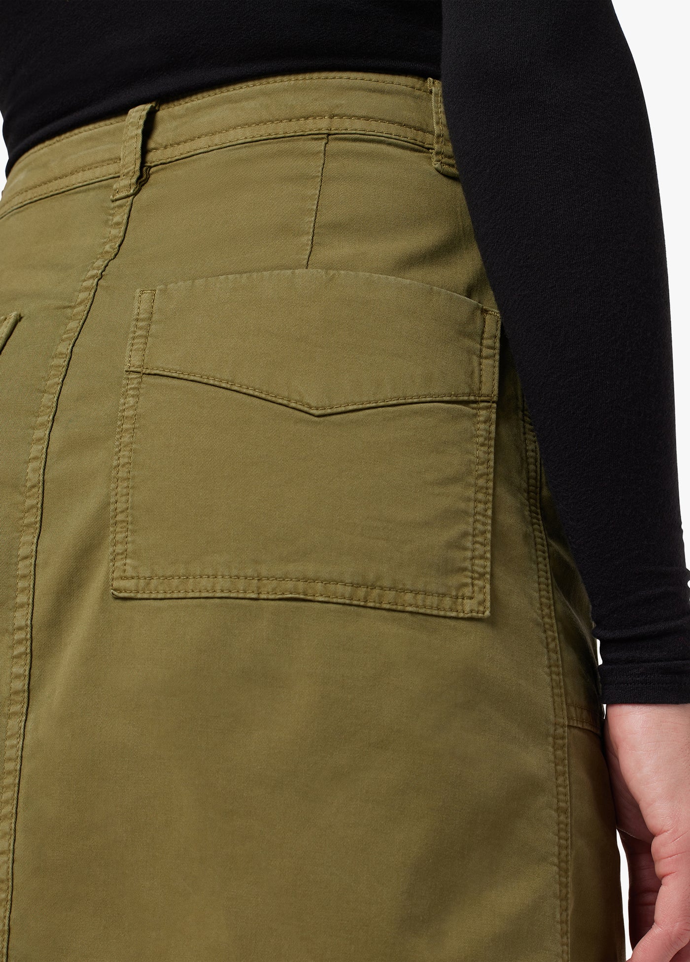 THE PREMIUM CARGO MIDI SKIRT