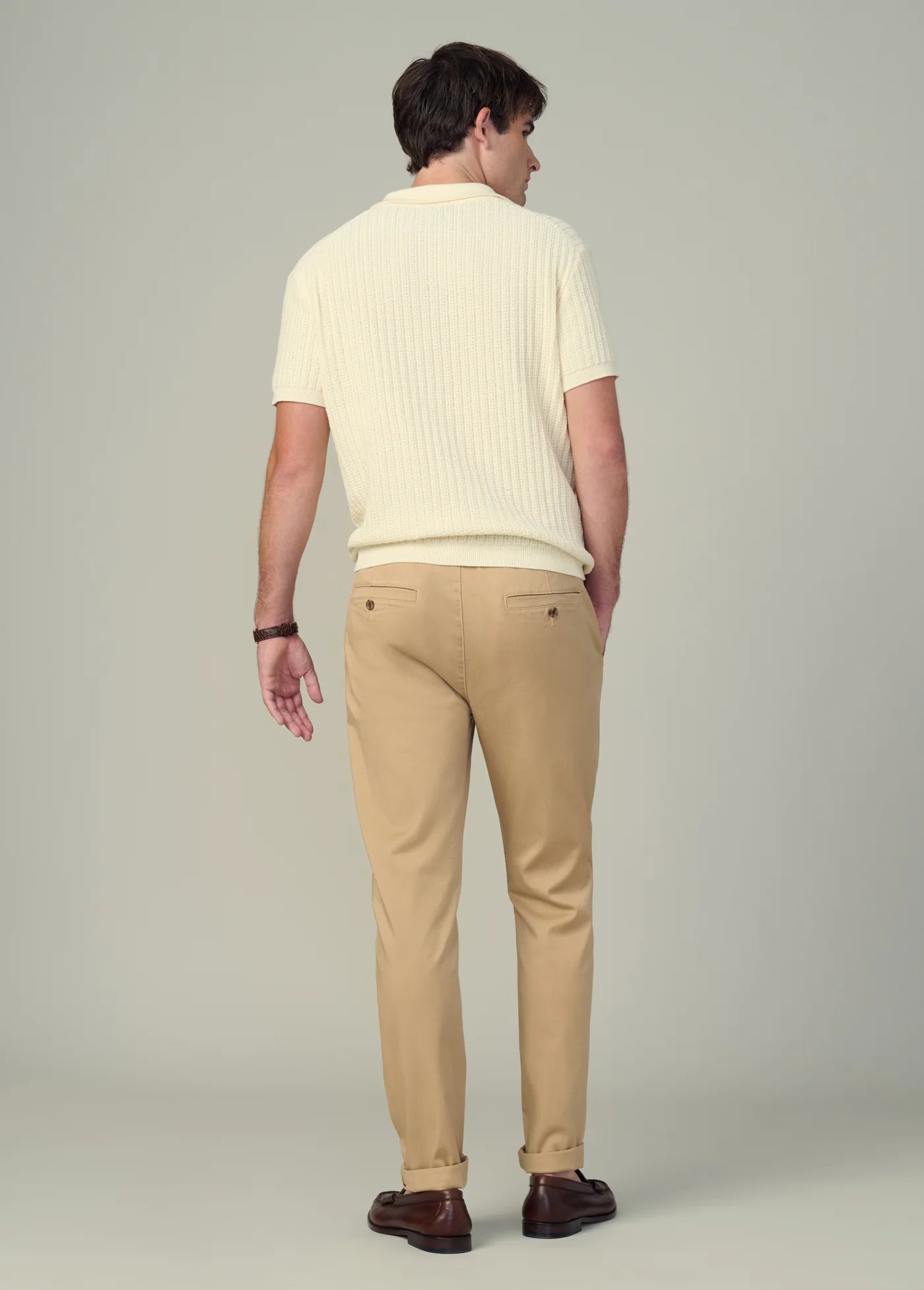 TEXTURED SWEATER POLO
