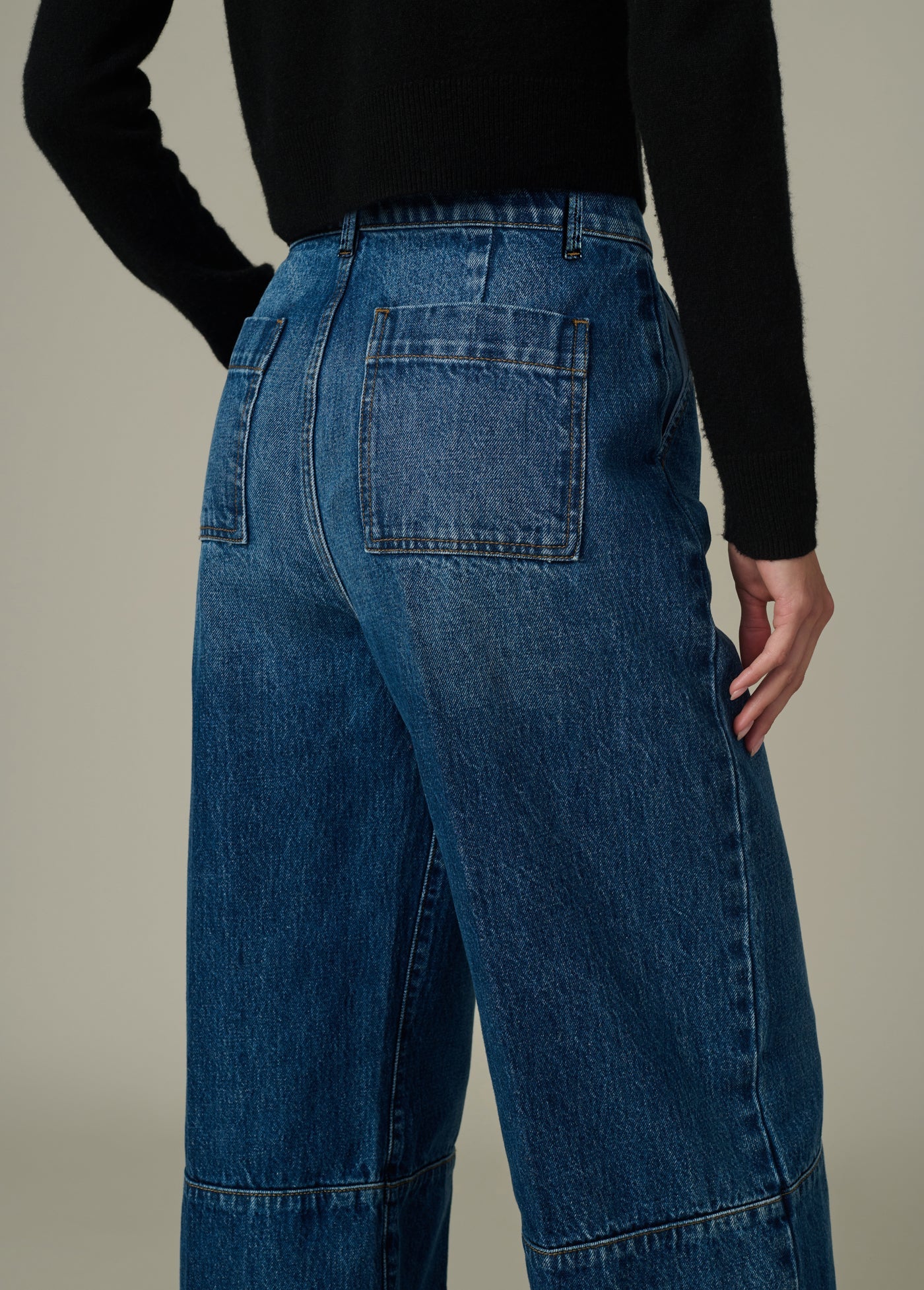 THE SEAMED HARLOWE TROUSER