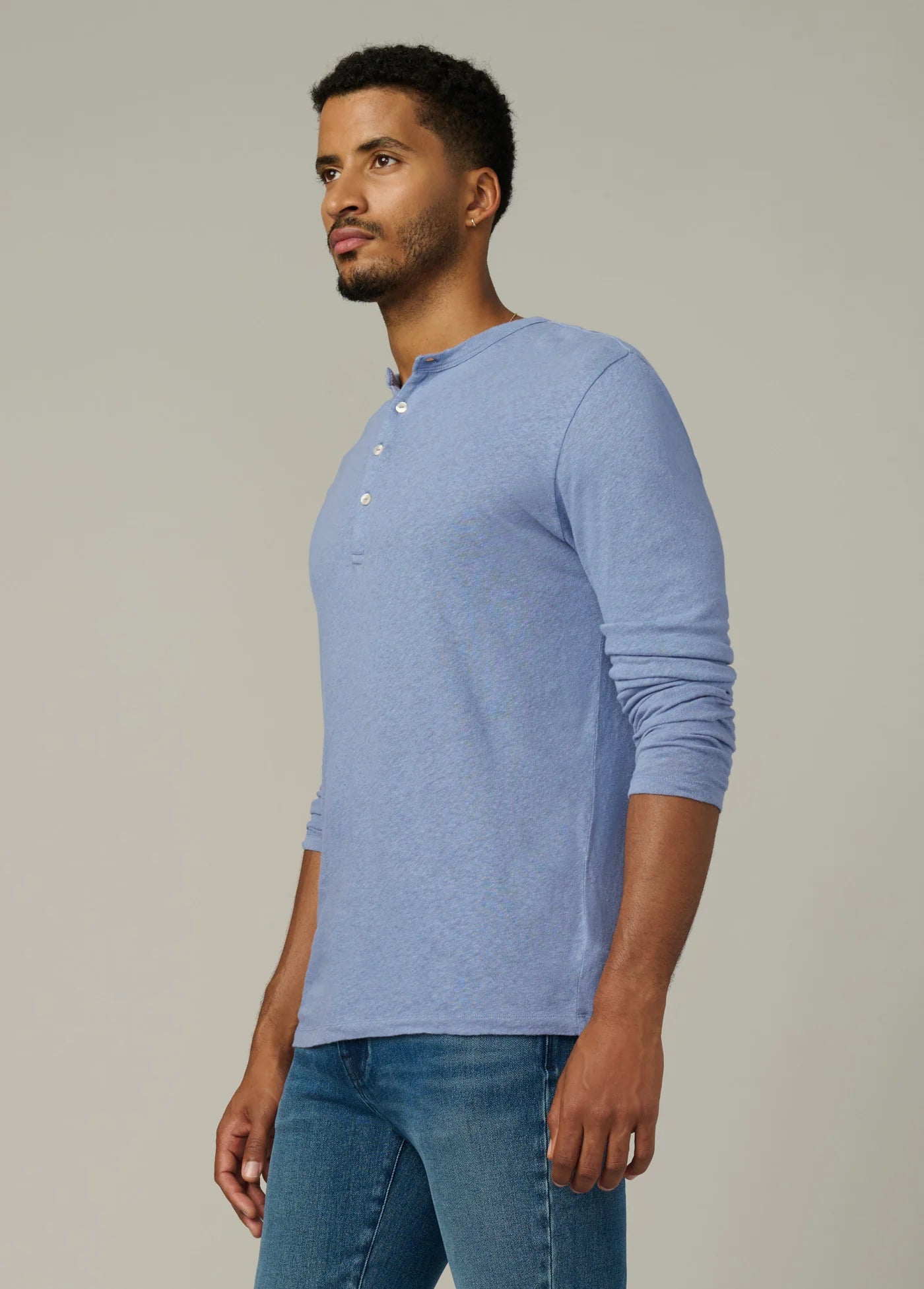 LONG SLEEVE HENLEY