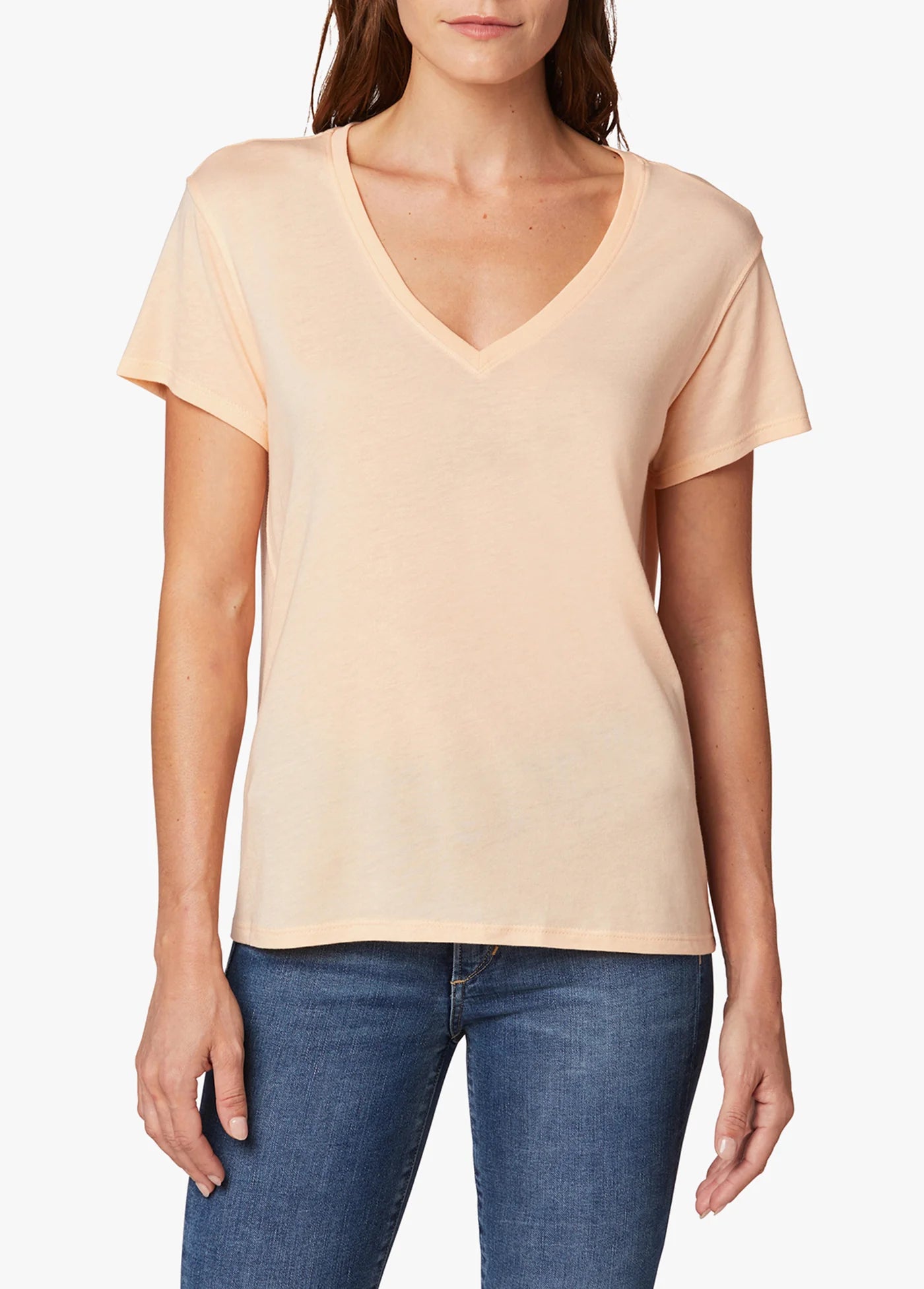 THE RAINE DEEP V NECK TEE